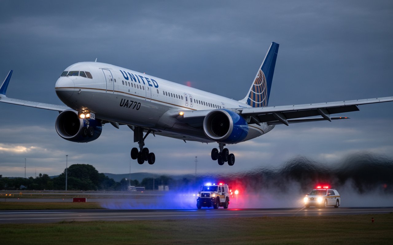 United Airlines Flight UA770 Emergency Diversion